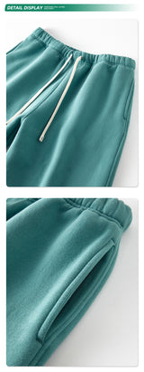 French terry with fleece zip up Sweatshirt Set 345g