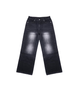 Loose Fit Washed DenimJeans