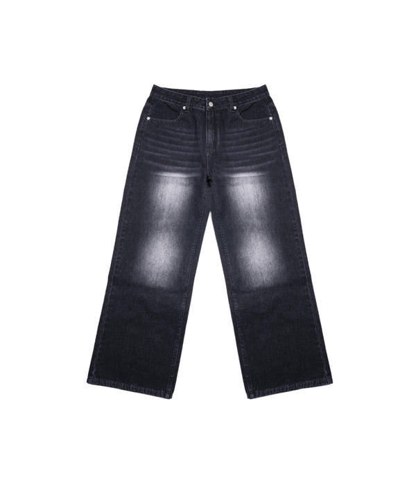Loose Fit Washed DenimJeans