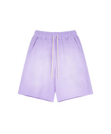 Sun Faded Wached With Distressed French Terry Shorts 360g