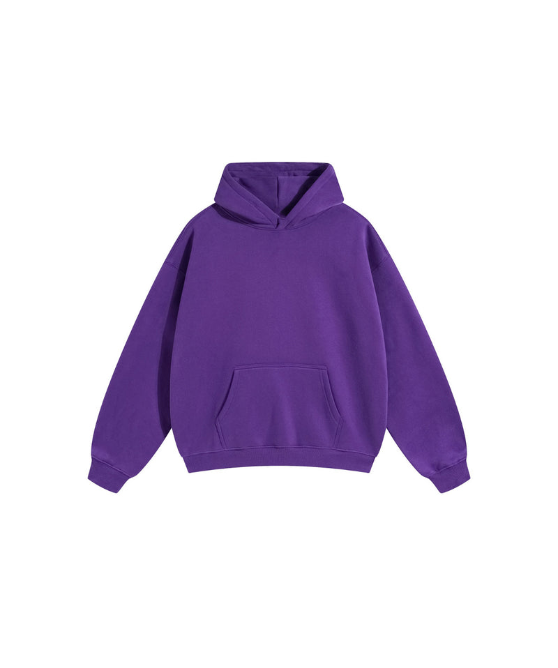 French terry with fleece hoodie 345g