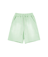 Sun Faded Wached With Distressed French Terry Shorts 360g