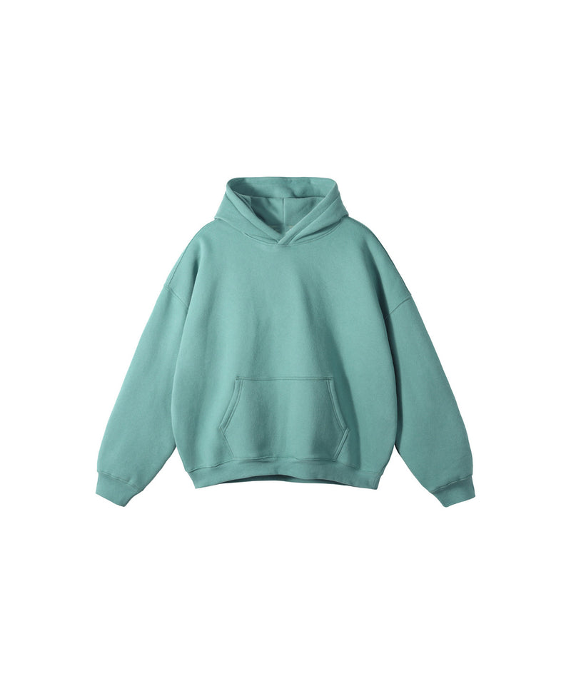 French terry with fleece hoodie 345g