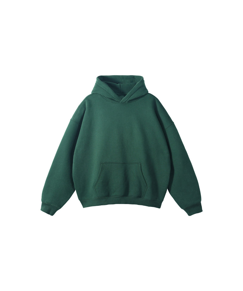 French terry with fleece hoodie 345g