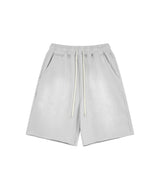 Sun Faded Wached With Distressed French Terry Shorts 360g