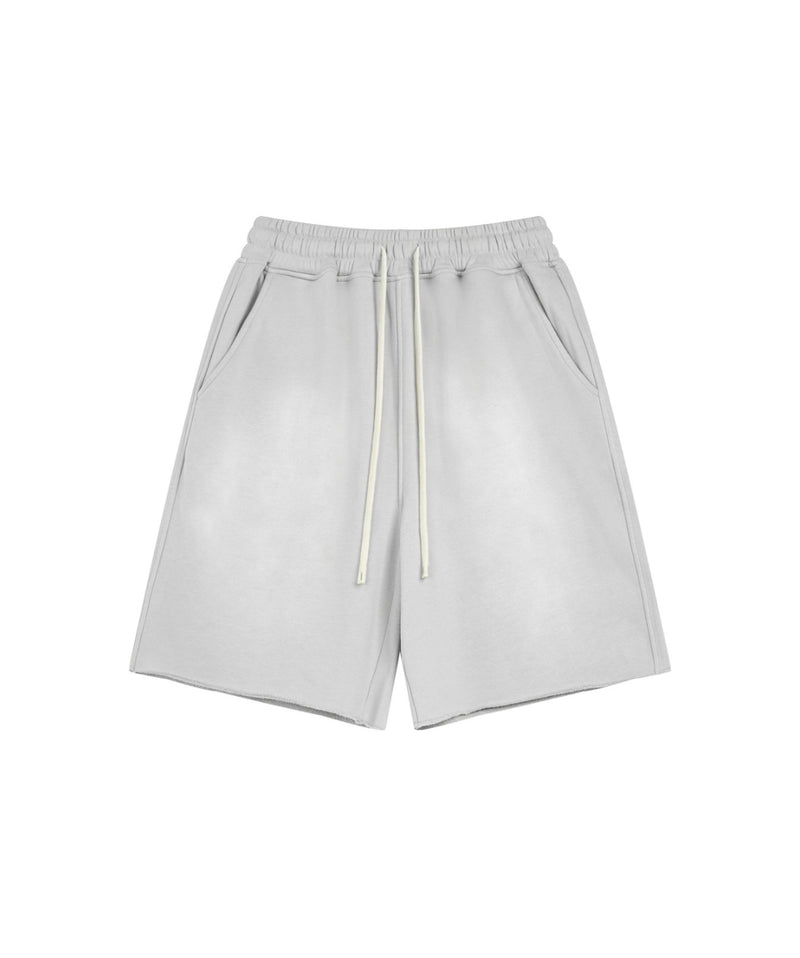 Sun Faded Wached With Distressed French Terry Shorts 360g