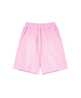 Sun Faded Wached With Distressed French Terry Shorts 360g