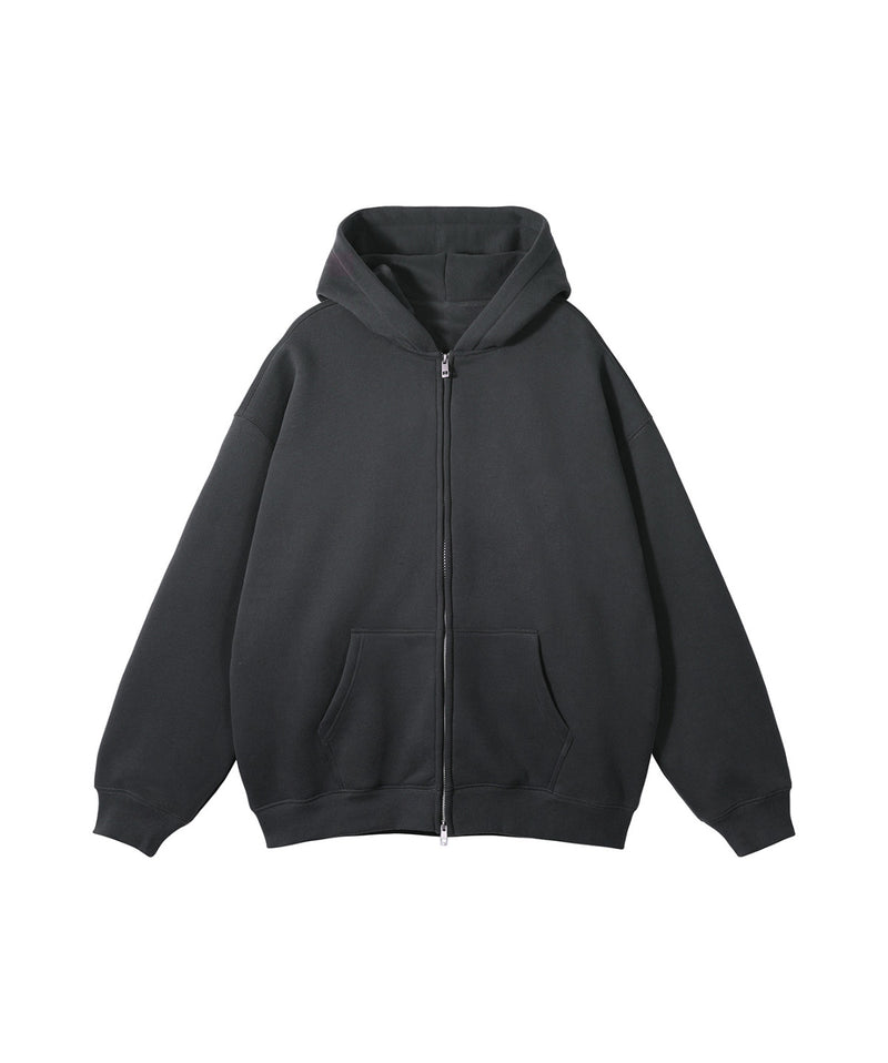 French terry with fleece zip up 345g