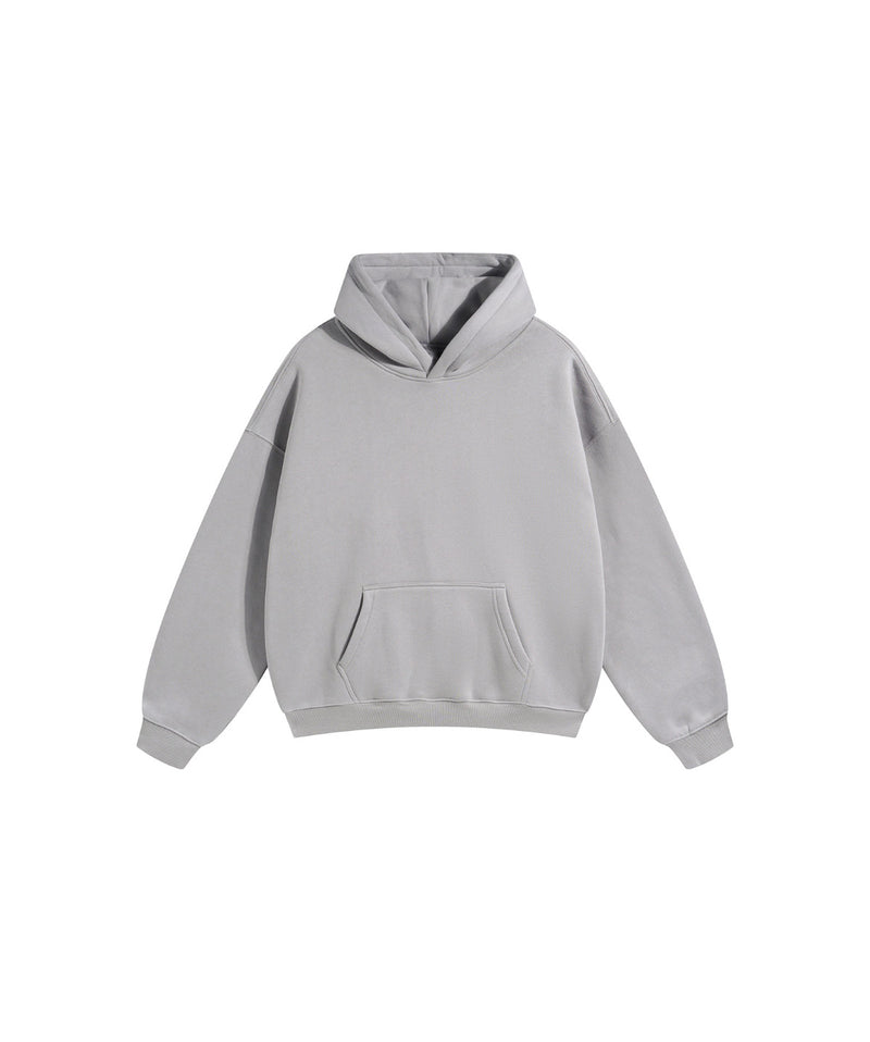 French terry with fleece hoodie 345g