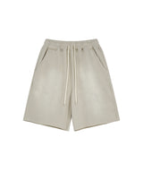 Sun Faded Wached With Distressed French Terry Shorts 360g