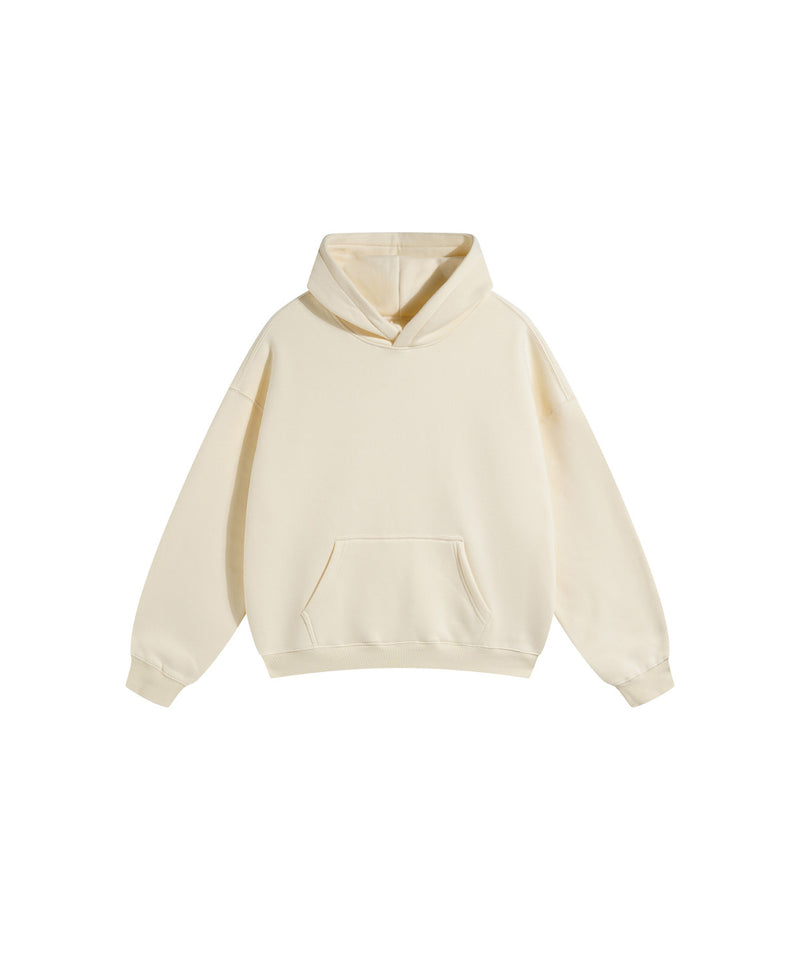 French terry with fleece hoodie 345g