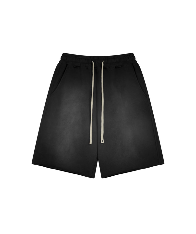 Sun Faded Wached With Distressed French Terry Shorts 360g