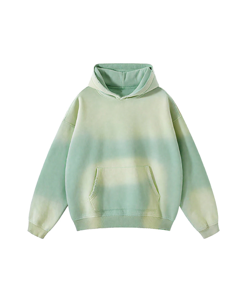 Distressed Hooded Sweatshirt 360g