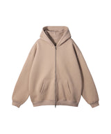 French terry with fleece zip up 345g