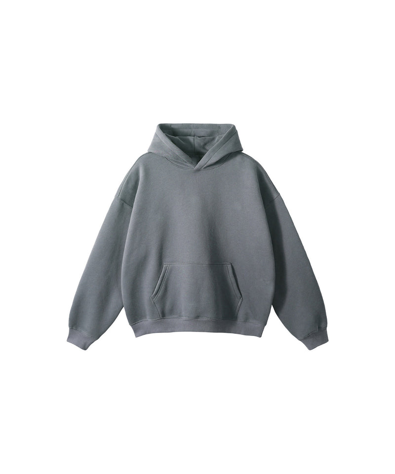 French terry with fleece hoodie 345g