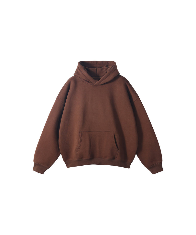 French terry with fleece hoodie 345g