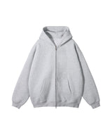 French terry with fleece zip up 345g