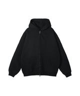 French terry with fleece zip up 345g