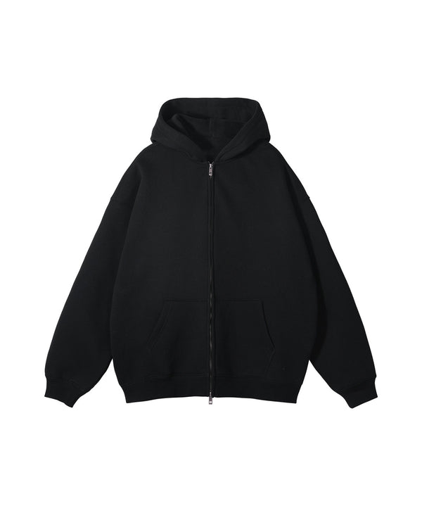 French terry with fleece zip up 345g