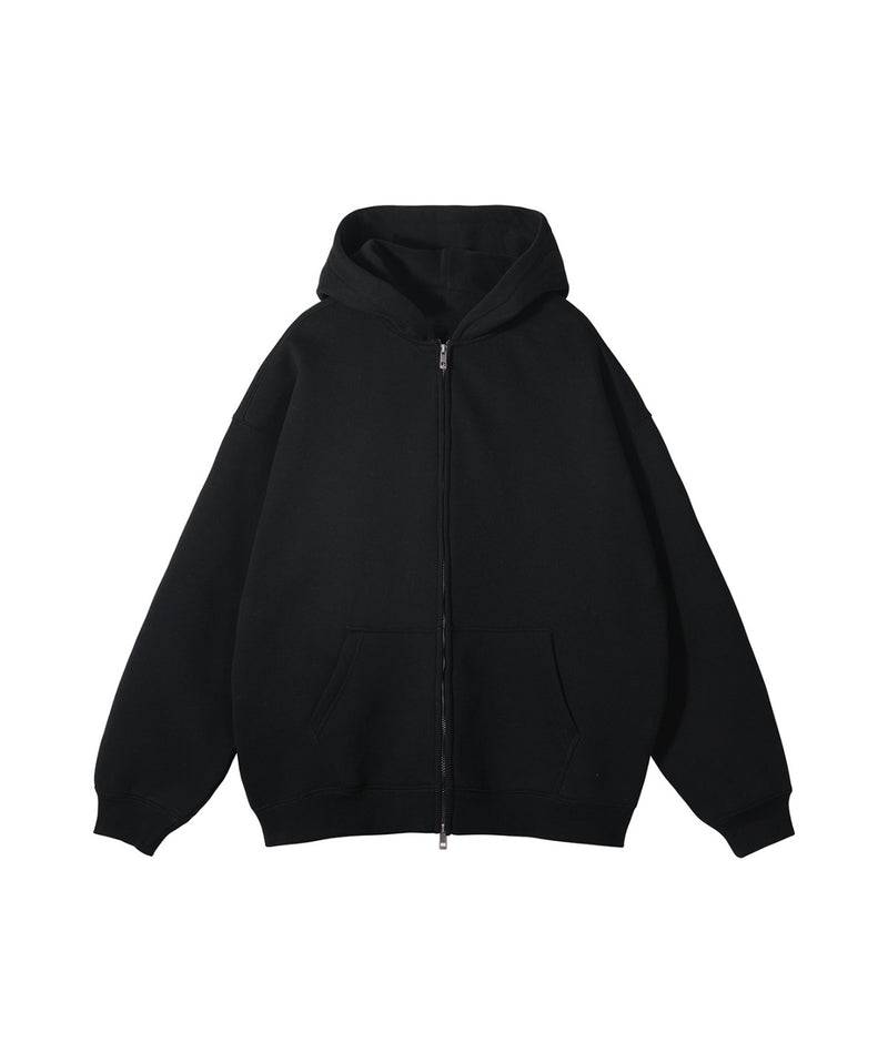 French terry with fleece zip up 345g