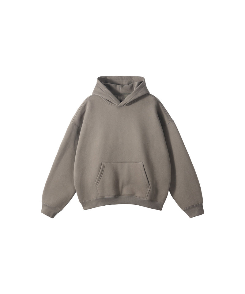 French terry with fleece hoodie 345g