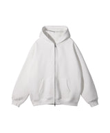 French terry with fleece zip up 345g
