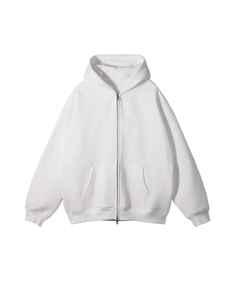 French terry with fleece zip up 345g