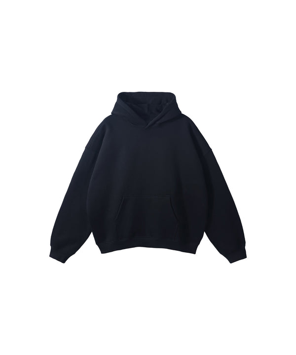 French terry with fleece hoodie 345g
