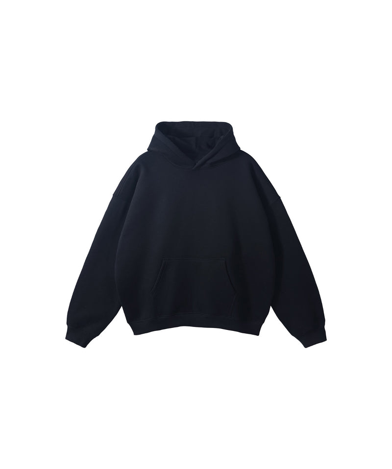 French terry with fleece hoodie 345g