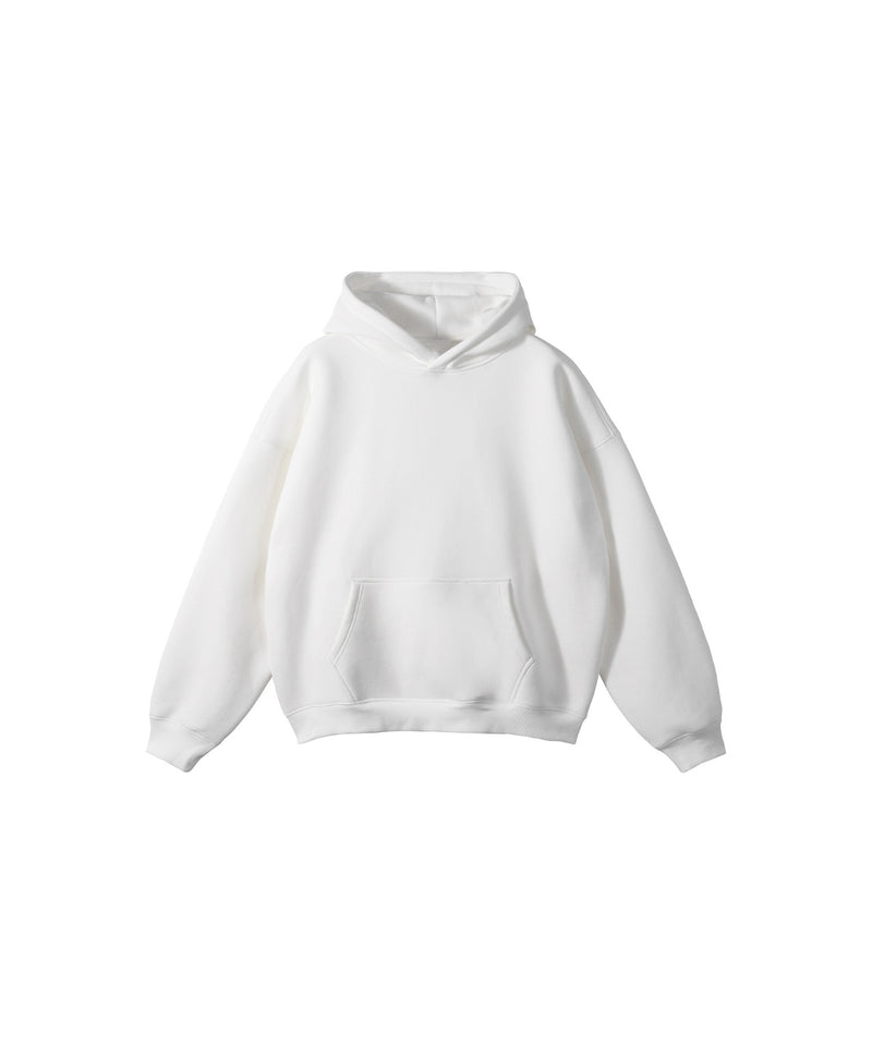French terry with fleece hoodie 345g