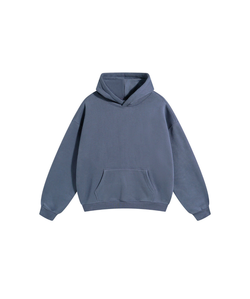 French terry with fleece hoodie 345g