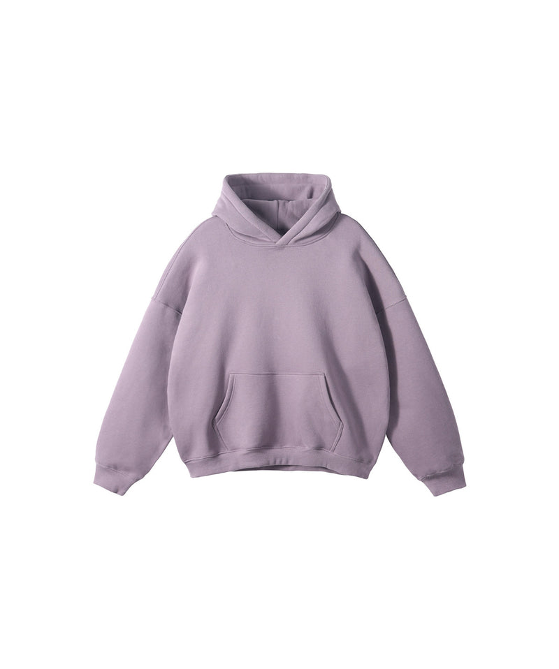 French terry with fleece hoodie 345g