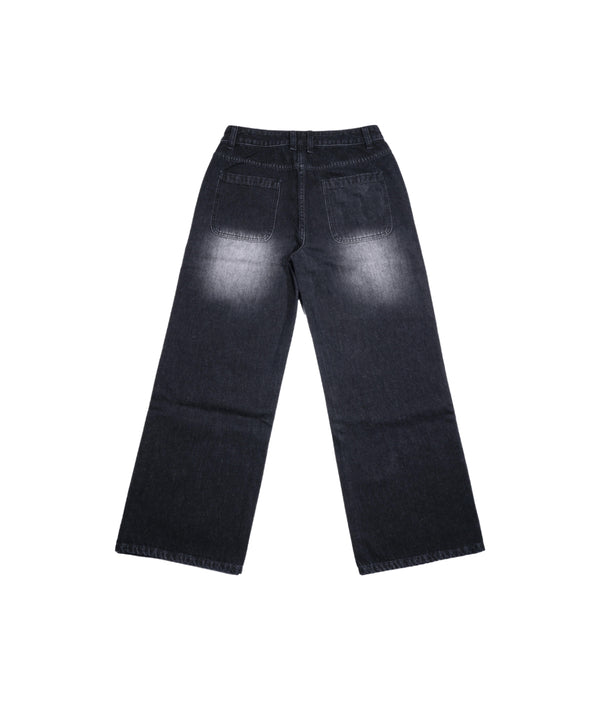 Loose Fit Washed DenimJeans