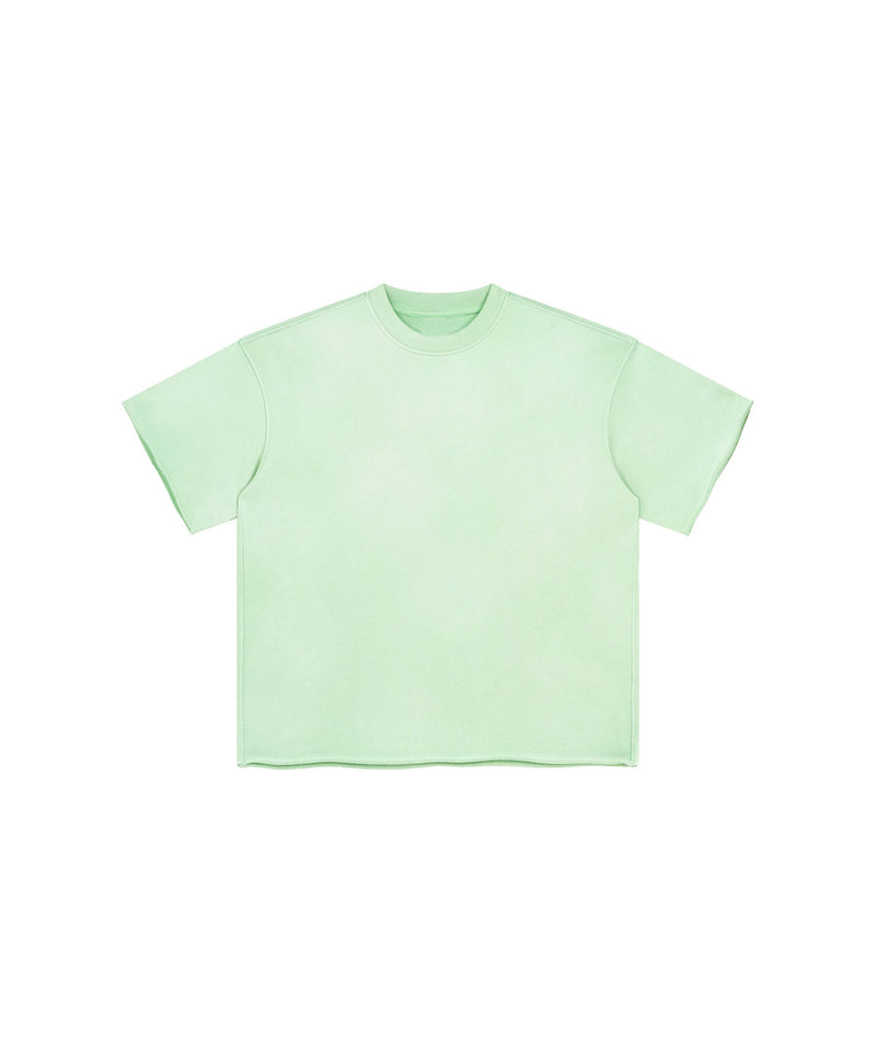 Sun Faded Wached With Distressed French Terry T-shirt 360g