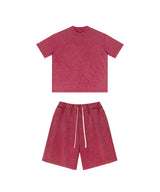 Snowflake Washed Tshirt and Shorts Set