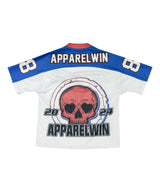 Blue White Star Jersey