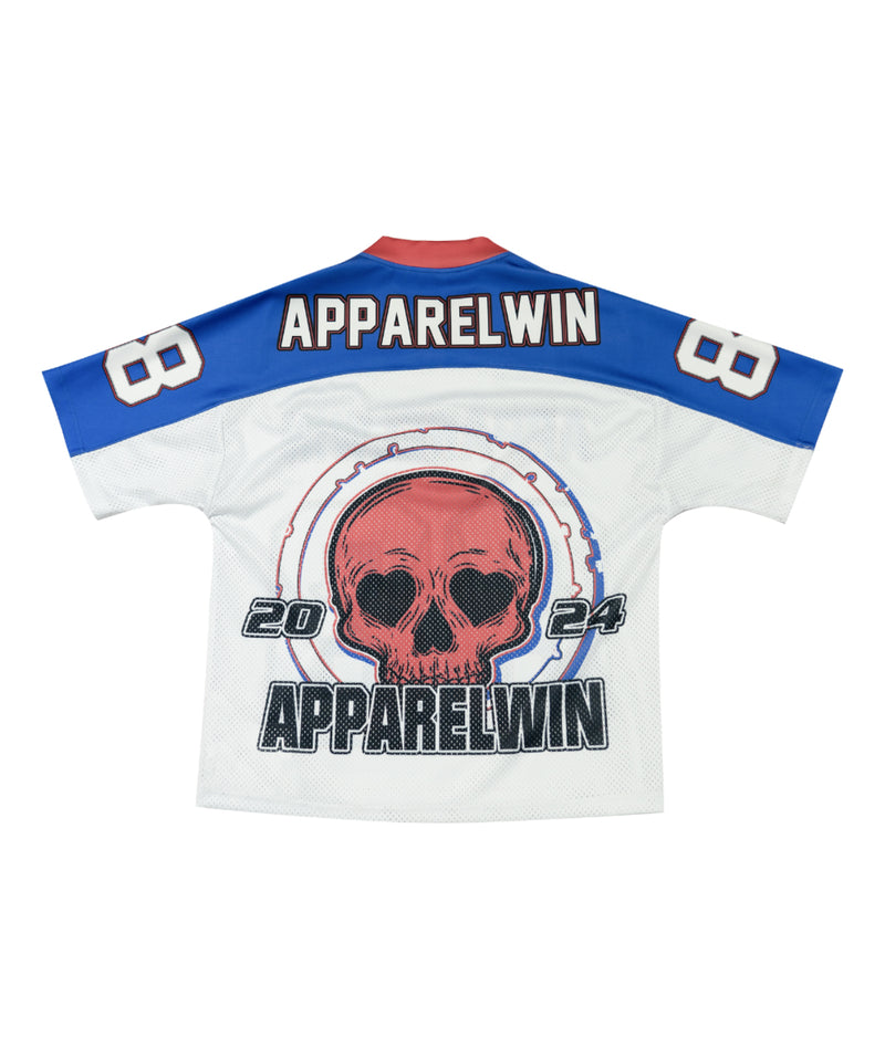 Blue White Star Jersey