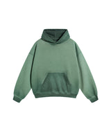 Distressed Washable Hooded Sweatshirt 430g