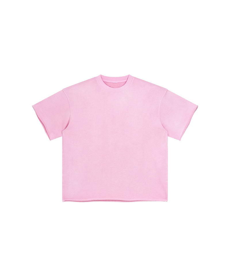 Sun Faded Wached With Distressed French Terry T-shirt 360g