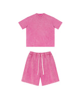 Snowflake Washed Tshirt and Shorts Set