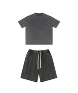 Snowflake Washed Tshirt and Shorts Set