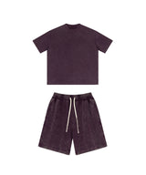 Snowflake Washed Tshirt and Shorts Set