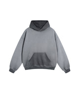 Distressed Washable Hooded Sweatshirt 430g