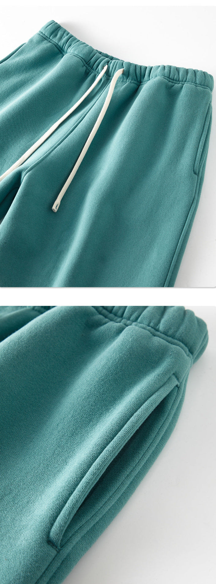 French terry with fleece hoodie 345g