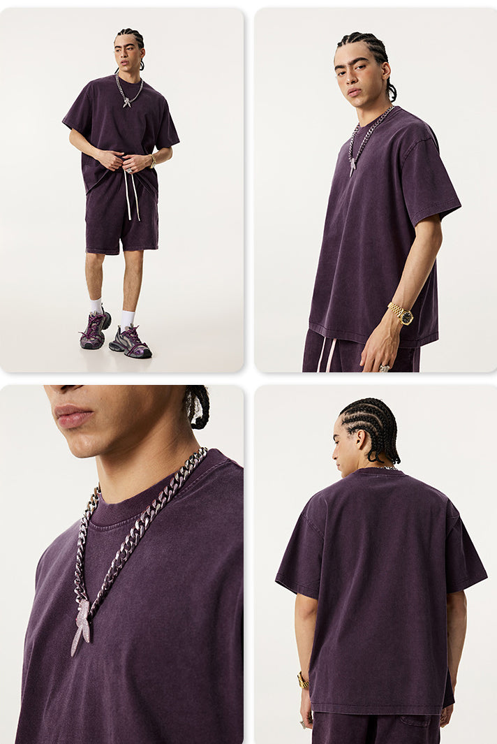 Snowflake Washed T-shirt 285g