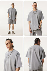 Snowflake Washed Tshirt and Shorts Set