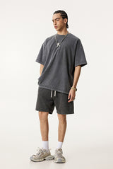 Snowflake Washed Tshirt and Shorts Set