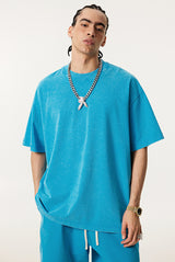 Snowflake Washed Tshirt and Shorts Set