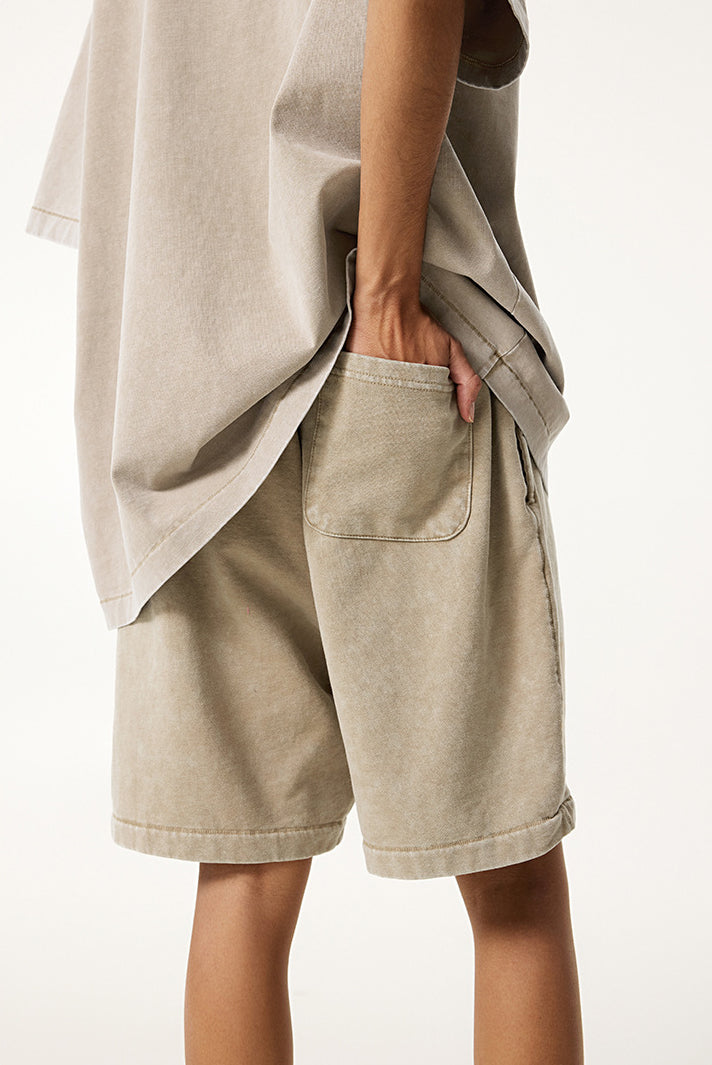 Snowflake Washed Shorts 330g