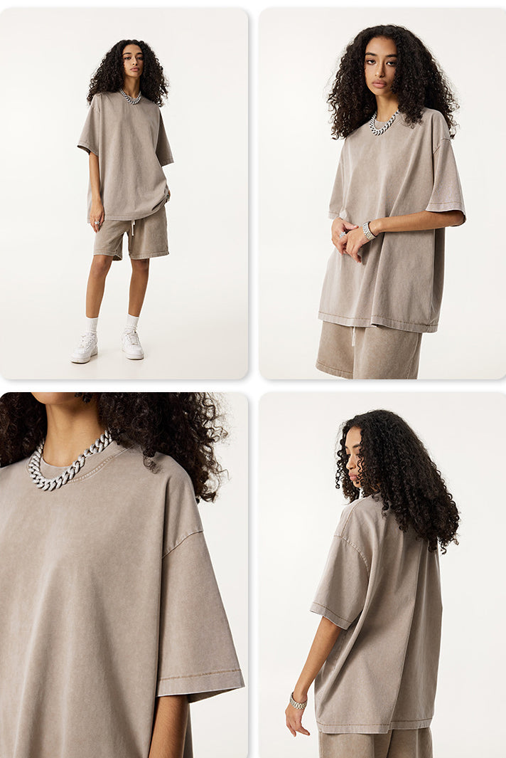 Snowflake Washed T-shirt 285g